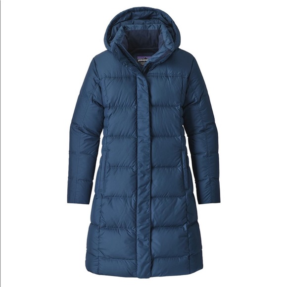 patagonia down with it parka blue